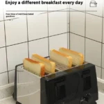 เครื่องทำขนมปัง ตู้อบเช้าแบบโฮมทูสเตอร์ เครื่องเดียว ปิ้งสองด้าน